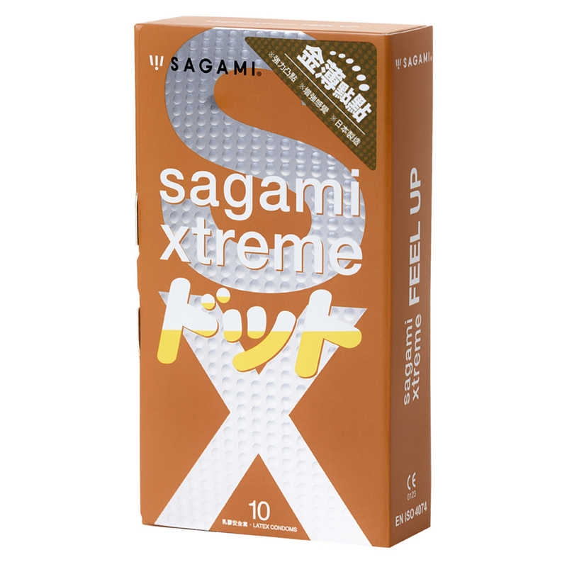 Презервативы "Sagami Xtreme Feel Up" анатомические, точечные, 10шт 