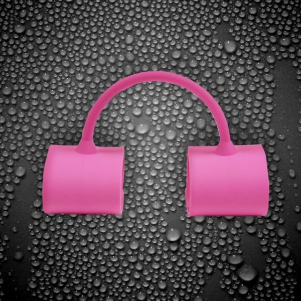 Оковы "Silicone Submissions" силикон, розовые 