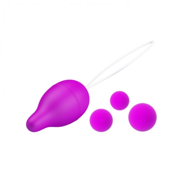 Вагинальные шарики "Pretty Love Kegel Ball" шары + яйцо-контейнер 