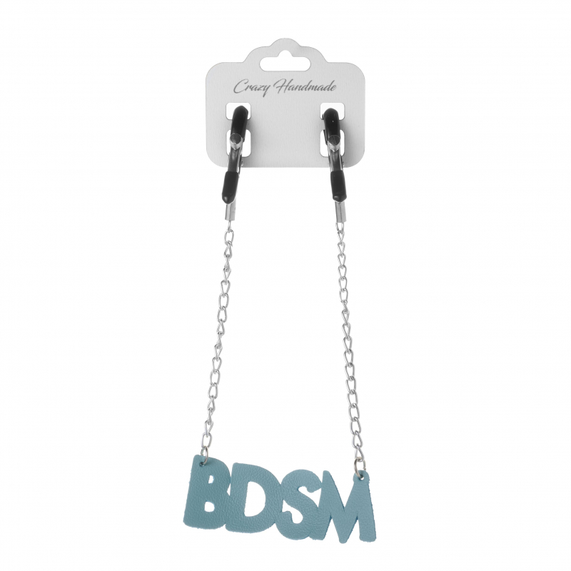 Зажимы на цепочке "Crazy Handmade" BDSM тиффани 